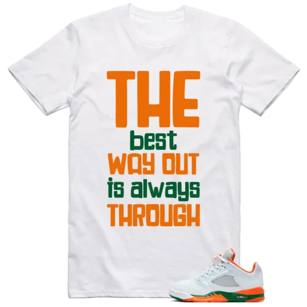 Jordan 5 Miami Hurricanes Shirt Best Way Graphic