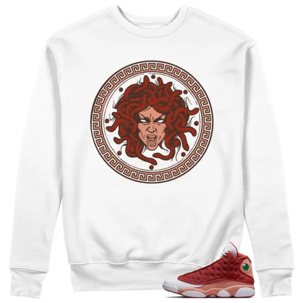 Medusa Sweatshirt to Match Jordan 13 Dune Red