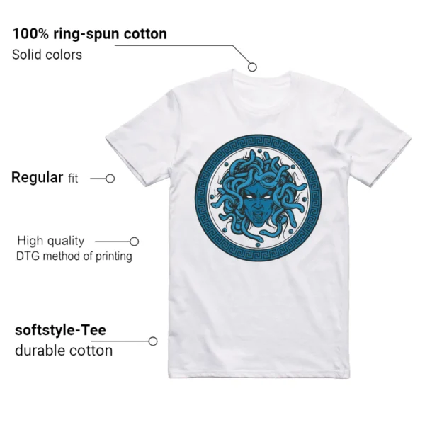 Medusa T-shirt to Match Jordan 4 Military Blue