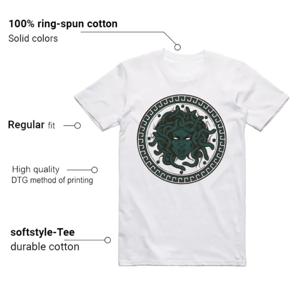 Medusa T-shirt to Match Jordan 4 Oxidized Green