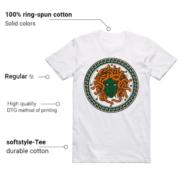 Medusa T-shirt to Match Jordan 5 Miami Hurricanes