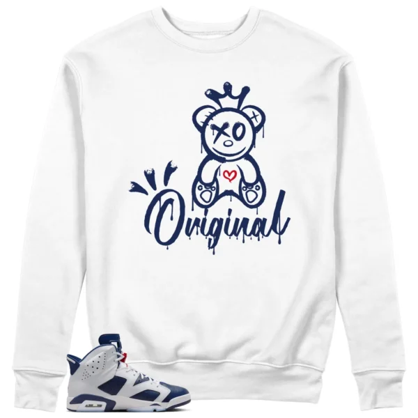 Original Sweatshirt to Match Jordan 6 Olympic 2024