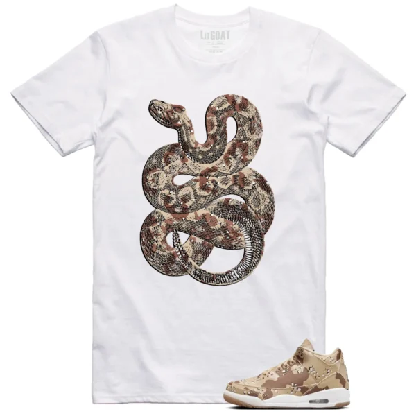 Python Snake Shirt to Match Jordan 3 Desert Camo