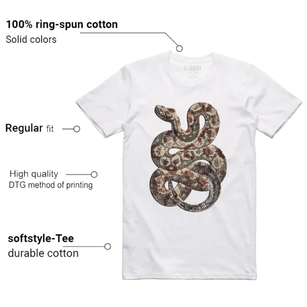 Python Snake Shirt to Match Jordan 3 Desert Camo Features