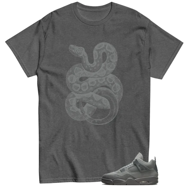 Python-Snake Shirt to Match Jordan 4 SE Wet Cement