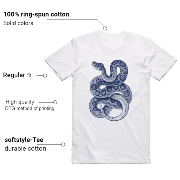 Python Snake Shirt to Match Jordan 6 Olympic 2024 Features