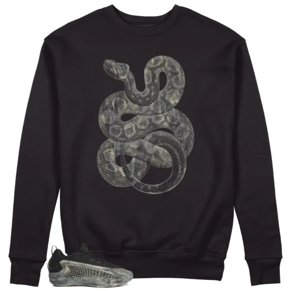 Python Snake Sweatshirt to Match adidas AE 1 Low MX Grey