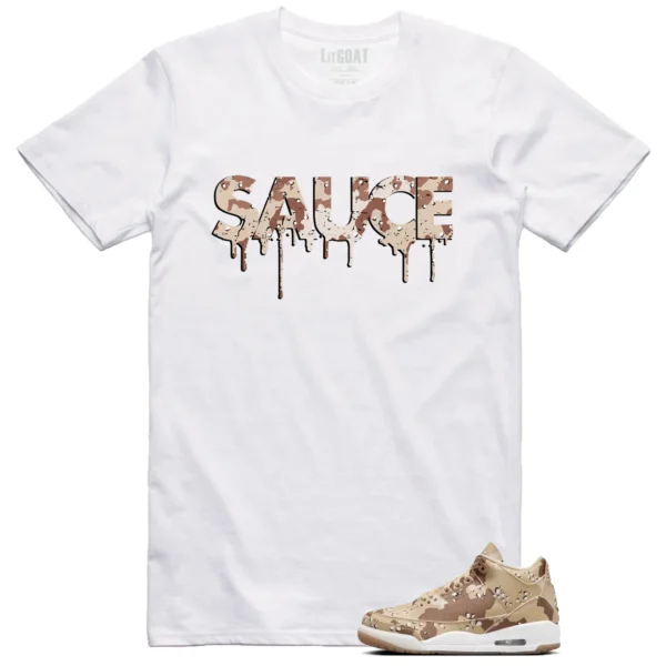 Sauce Shirt to Match Jordan 3 Desert Camo