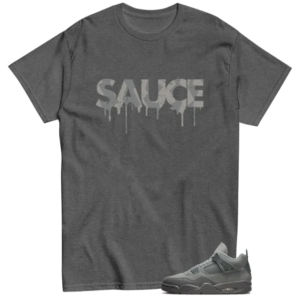 Sauce Shirt to Match Jordan 4 SE Wet Cement