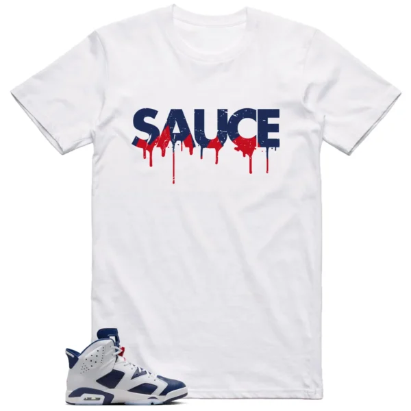 Sauce Shirt to Match Jordan 6 Olympic 2024