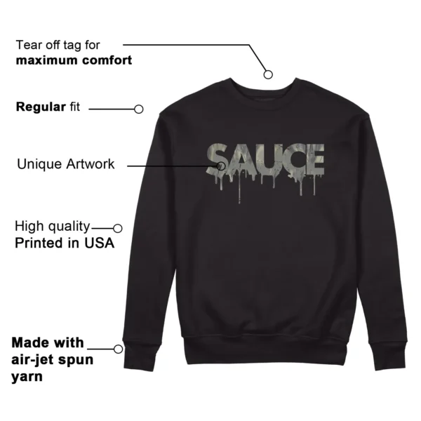 Sauce Sweatshirt to Match adidas AE 1 Low MX Grey Features