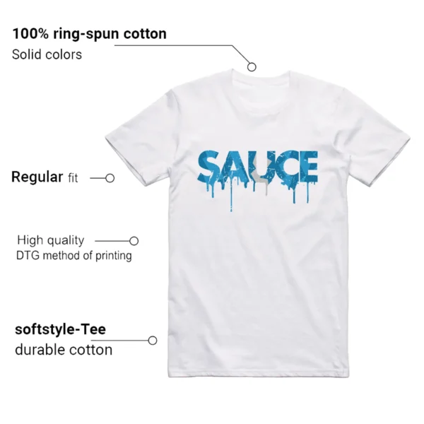 Sauce T-shirt to Match Jordan 4 Military Blue