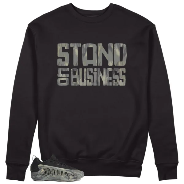 Stand On Business Sweatshirt to Match adidas AE 1 Low MX Grey