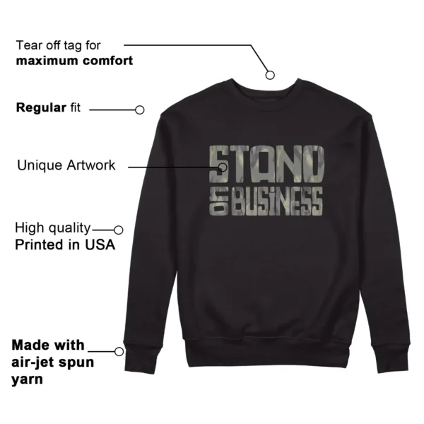 Stand On Business Sweatshirt to Match adidas AE 1 Low MX Grey Features