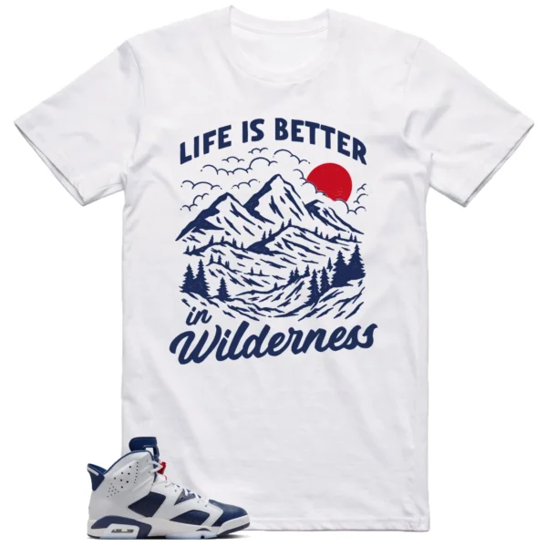 Wilderness Shirt to Match Jordan 6 Olympic 2024