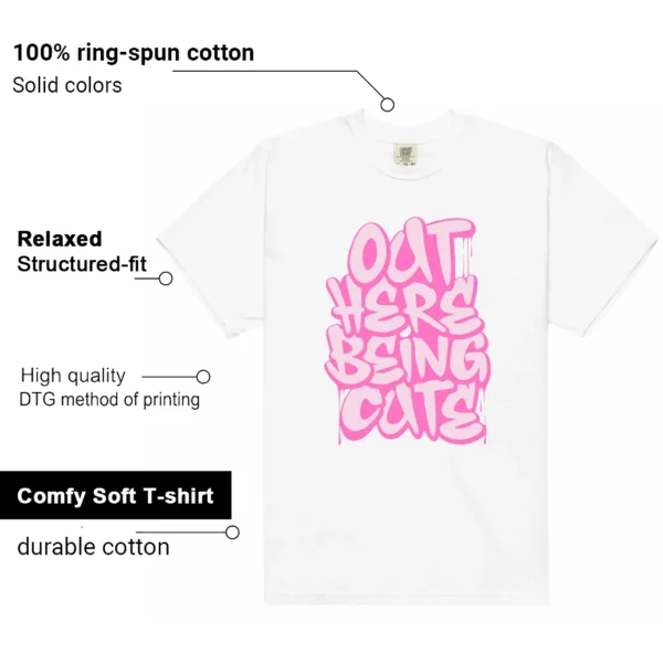 Being Cute Shirt to Match Nike Dunk Low Triple Pink Features