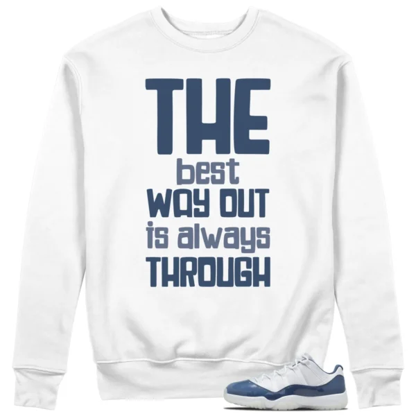 Best Way Sweatshirt to Match Jordan 11 Diffused Blue