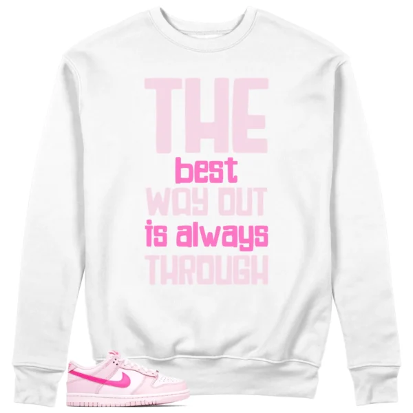 Best Way Sweatshirt to Match Nike Dunk Low Triple Pink