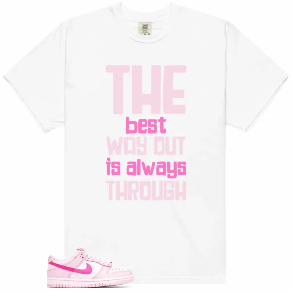 Best Way Shirt to Match Nike Dunk Low Triple Pink