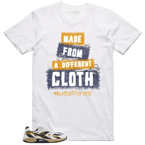 WMNS Nike Jam White Midnight Navy Gold Matching T-shirt Built Different