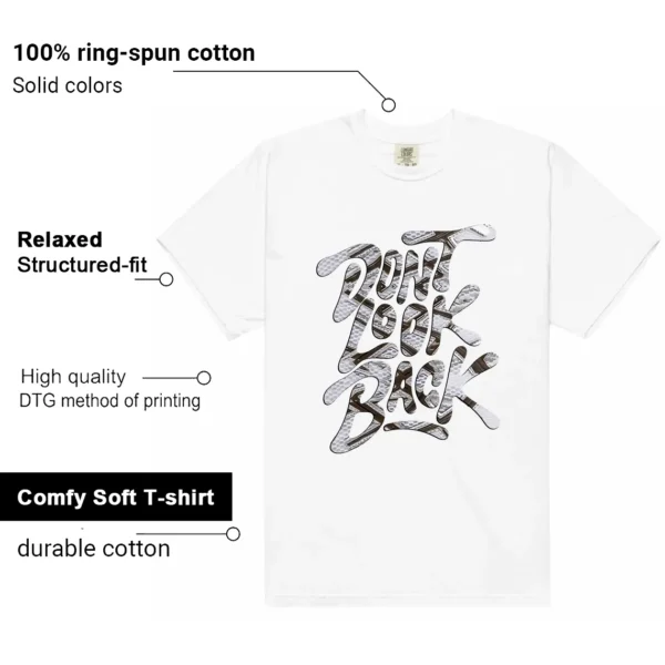 Dont Look Back Shirt to Match ASICS Gel-1130 White Clay Canyon Features