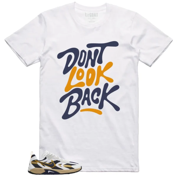 WMNS Nike Jam White Midnight Navy Gold Matching T-shirt Dont Look Back