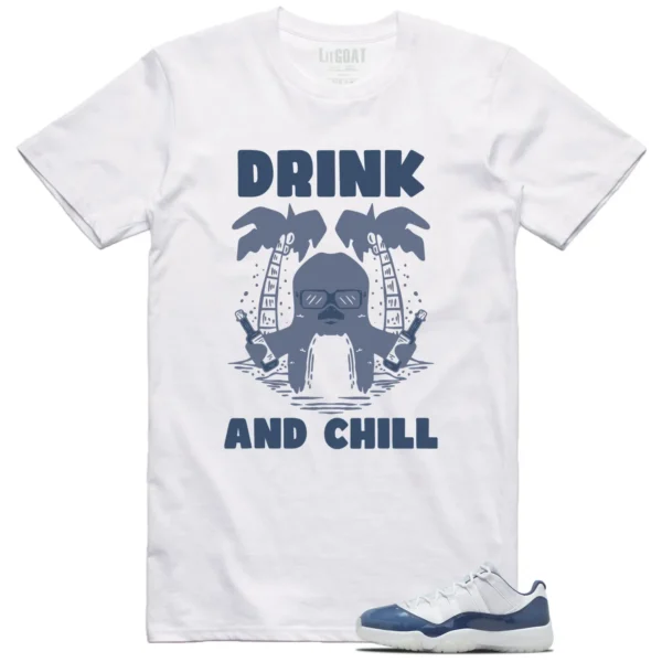 Drink Chill Shirt to Match Jordan 11 Diffused Blue