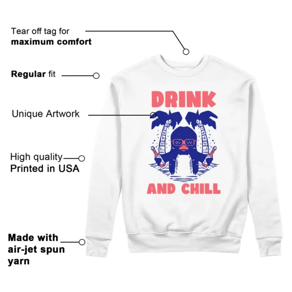 Drink Chill Sweatshirt to Match Nike Air Max 180 Ultramarin 2024 Features