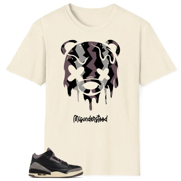 Drippy Bear Shirt to Match Jordan 3 While You Were Sleeping