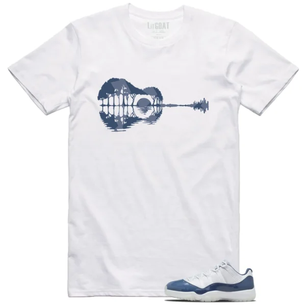 Guitar Shirt to Match Jordan 11 Diffused Blue