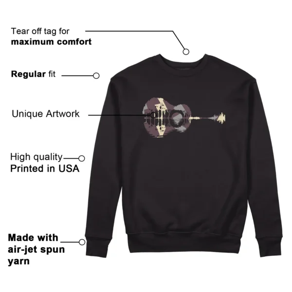 Guitar Sweatshirt to Match Jordan 3 While You Were Sleeping Features