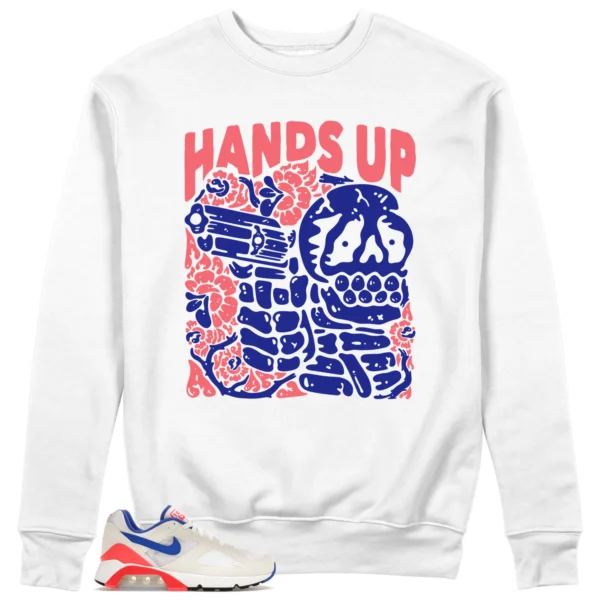 Hands Up Sweatshirt to Match Nike Air Max 180 Ultramarin 2024