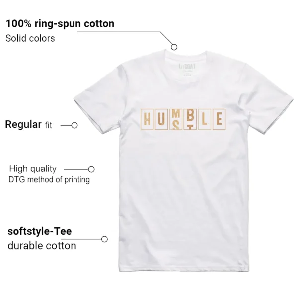 Nike Air Zoom Vomero 5 Celestial Gold Matching T-shirt Humble Hustle Features