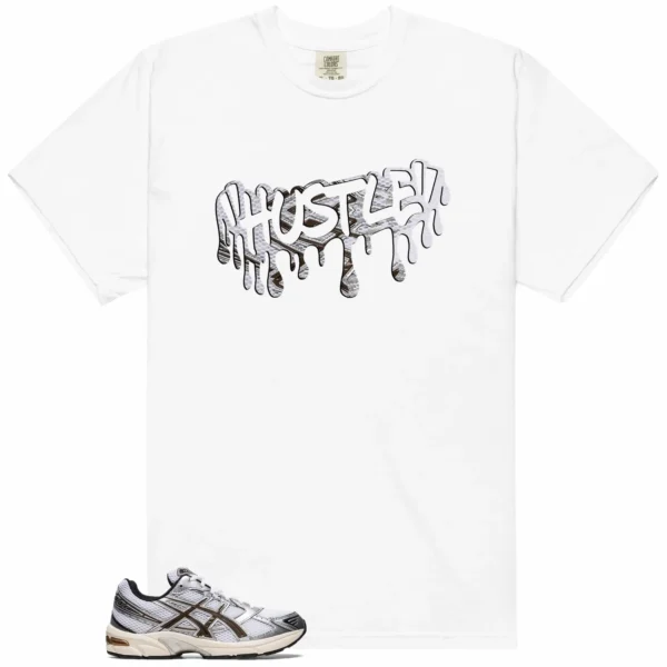 Hustle Shirt to Match ASICS Gel-1130 White Clay Canyon