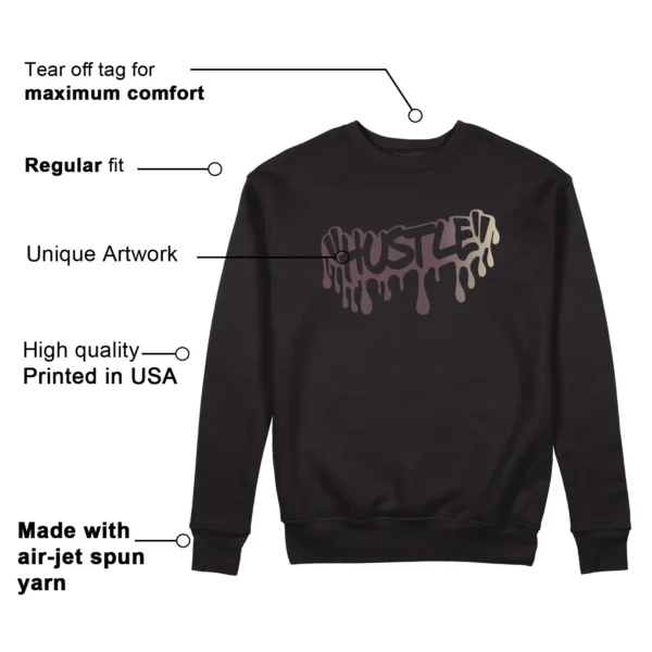 Hustle Sweatshirt to Match Jordan 3 While You Were Sleeping Features