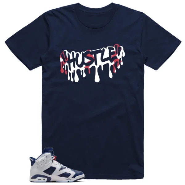 Hustle Shirt to Match Jordan 6 Olympic