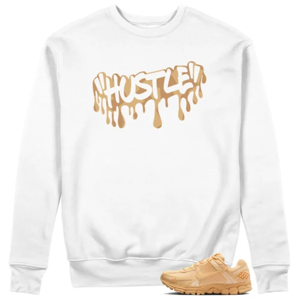 Hustle Sweatshirt to Match Nike Air Zoom Vomero 5 Celestial Gold