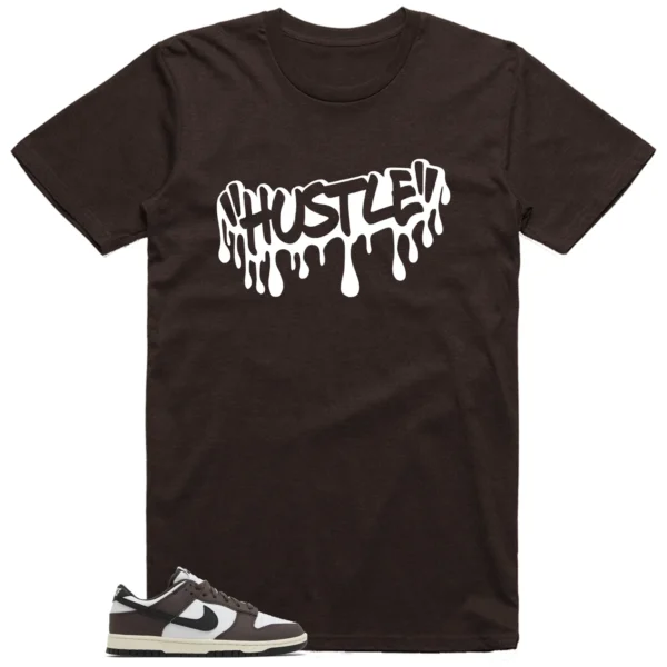 Hustle Shirt to Match Nike Dunk Low Next Nature Baroque Brown