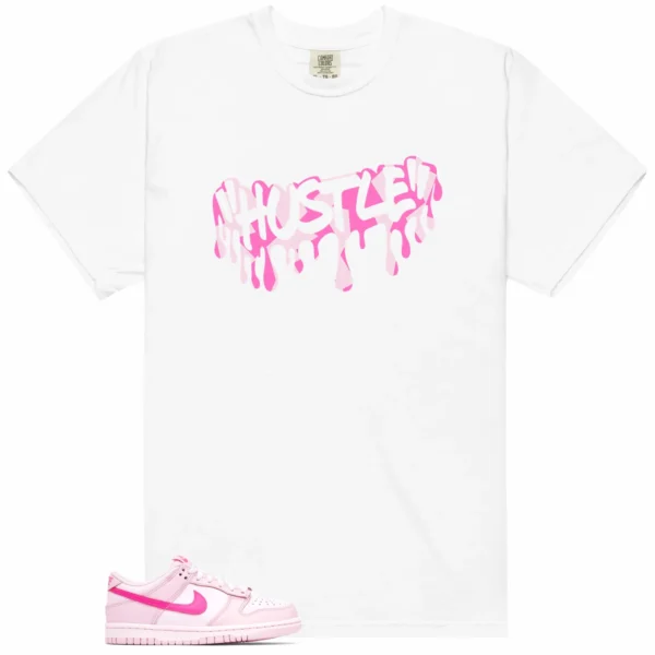 Hustle Shirt to Match Nike Dunk Low Triple Pink