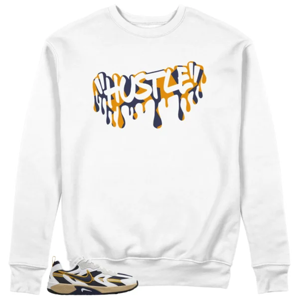 Hustle Sweatshirt to Match WMNS Nike Jam White Midnight Navy Gold