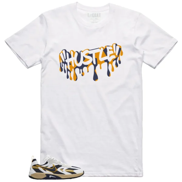 WMNS Nike Jam White Midnight Navy Gold Matching T-shirt Hustle