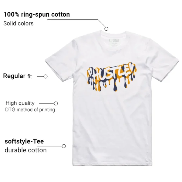 WMNS Nike Jam White Midnight Navy Gold Matching T-shirt Hustle Features