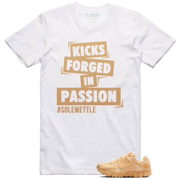 Nike Air Zoom Vomero 5 Celestial Gold Matching T-shirt Kicks Passion