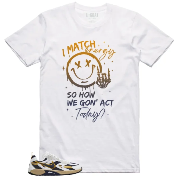 WMNS Nike Jam White Midnight Navy Gold Matching T-shirt Match Energy