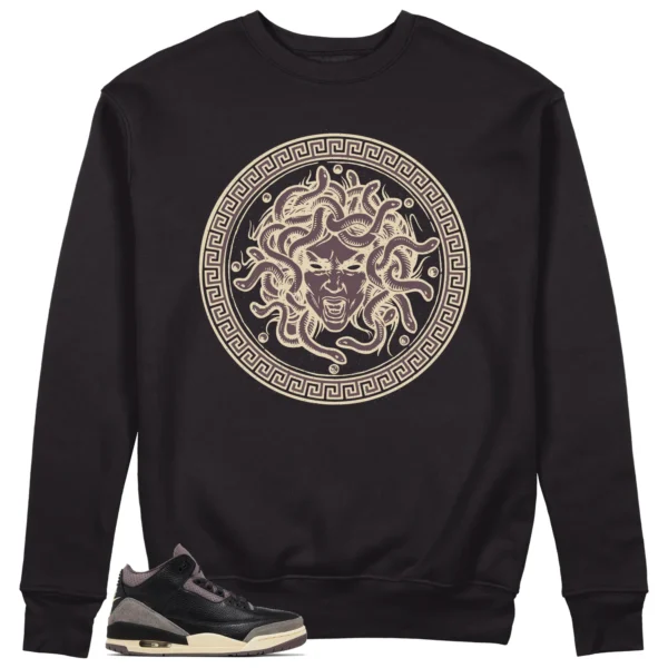 Medusa Sweatshirt to Match Jordan 3 While You Were Sleeping