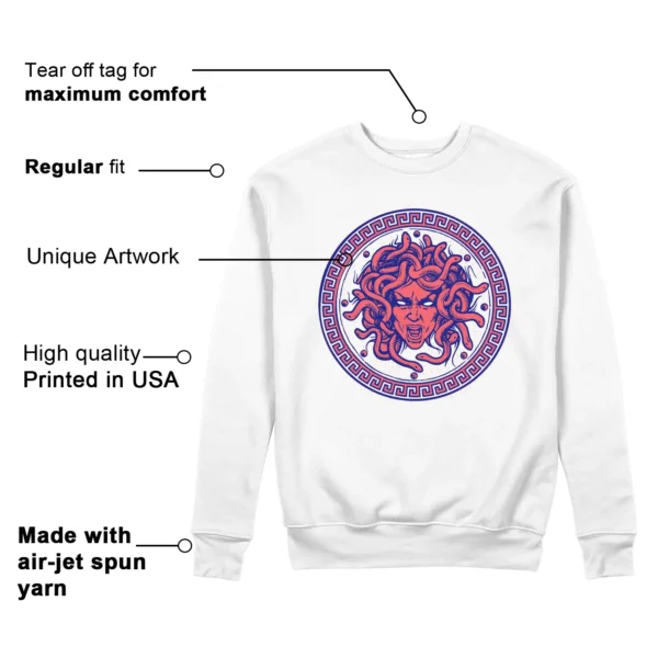 Medusa Sweatshirt to Match Nike Air Max 180 Ultramarin 2024 Features