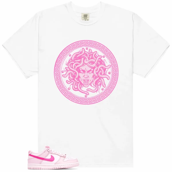 Medusa Shirt to Match Nike Dunk Low Triple Pink