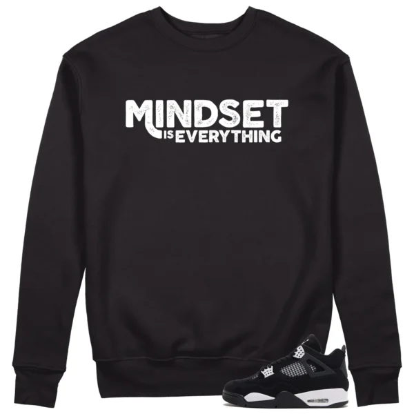 Mindset Sweatshirt to Match Air Jordan 4 White Thunder