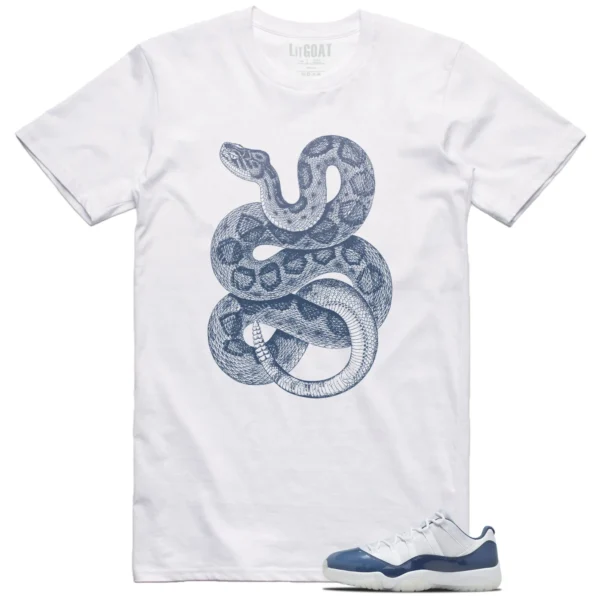 Python Snake Shirt to Match Jordan 11 Diffused Blue