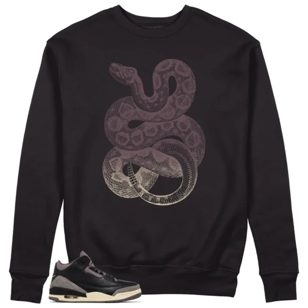 Python Snake Sweatshirt to Match Jordan 3 While You Were Sleeping